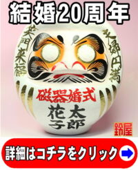 取引先への結婚20年のプレゼント